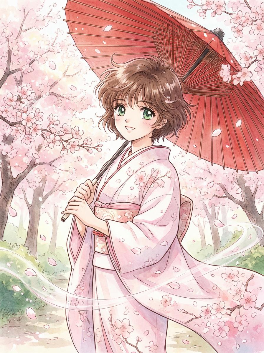 幼幼 - 和风樱花动漫演示